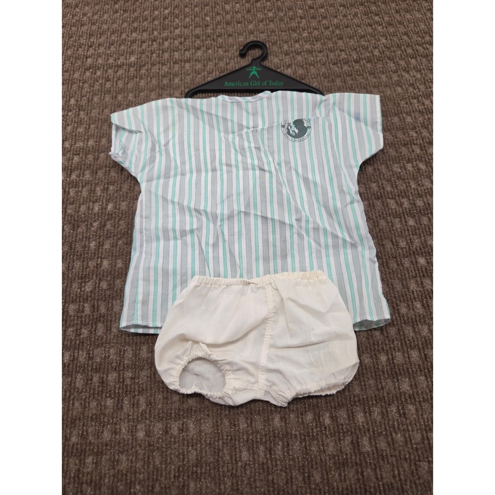 American Girl Doll Hospital Gown & Bloomers Pleasant Company Vintage Hanger